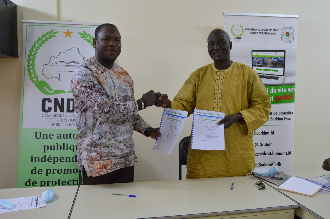 CNDH-ROPPA : Signature d’accord pour rendre effectif le droit à l’alimentation au Burkina Faso