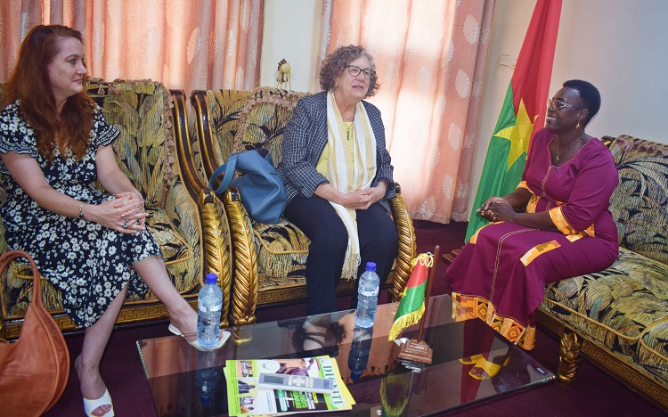 Visite de l’ambassadeur des Etats-Unis au Burkina à la nouvelle équipe de la CNDH