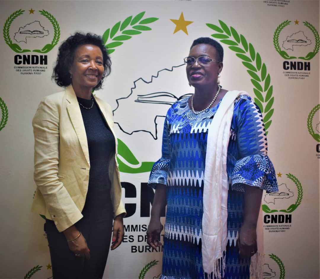 Partenariat CNDH-DCAF : Madame Jolie Ruth MORAND reçue par la Présidente CNDH